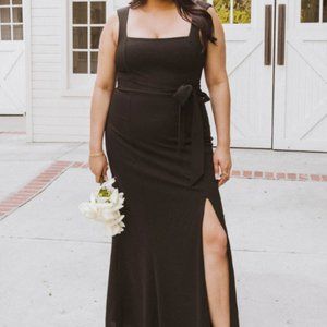 Show Me Your MuMu Black Paris Gown XL